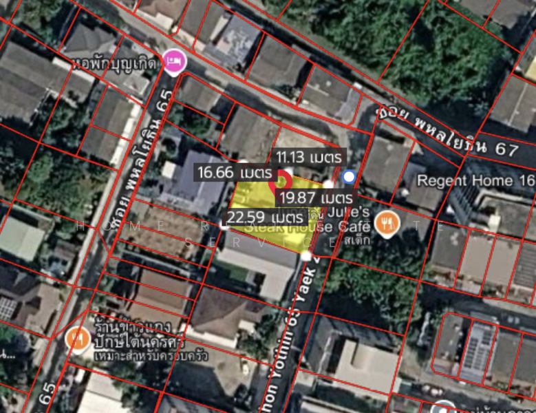 Land Soi Phahonyothin 65 Yeak 2, Bangkok, Anusaowari, Bang Khen, Bangkok, , 480 sqm, Land For Sale, by HOME Real Estate Service, 500150103 - DDproperty.com