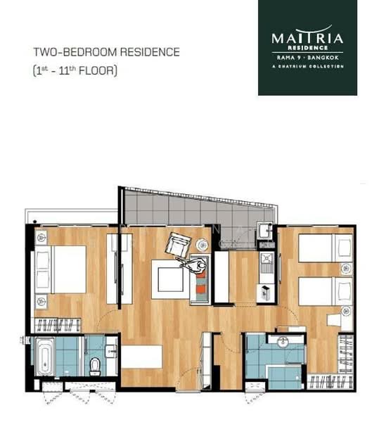 Maitria Residence Rama 9 : มายเทรียณ์ เรสซิเดนซ์ พระราม 9, กรุงเทพ, 908/1, 908/2 ถนนริมคลองสามเสน, บางกะปิ, ห้วยขวาง, กรุงเทพ, 100 ตร.ม., อพาร์ทเมนท์ ให้เช่า, โดย Pavana Sirikogar, 500150155 - DDproperty.com