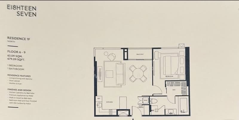 EI8HTEEN SEVEN - One Bangkok, Bangkok, One Bangkok, Witthayu Rd, Lumphini, Pathum Wan, Krung Thep Maha Nakhon, Lumphini, Pathum Wan, Bangkok, 1 Bedroom, 64 sqm, Condo For Sale, by Jomchanok Aswavibul, 500151182 - DDproperty.com