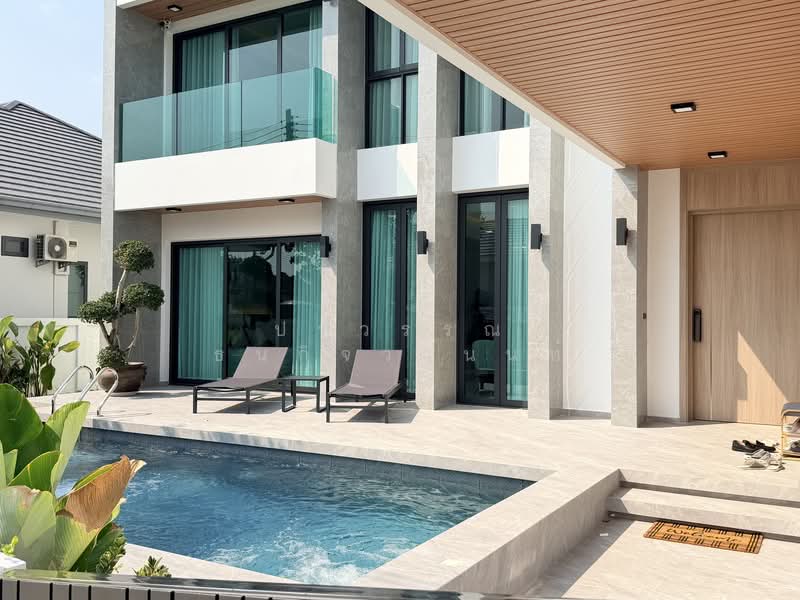 ขาย - บ้านพลูวิลล่า-พัทยา สไตล์โมเดิร์น, ชลบุรี