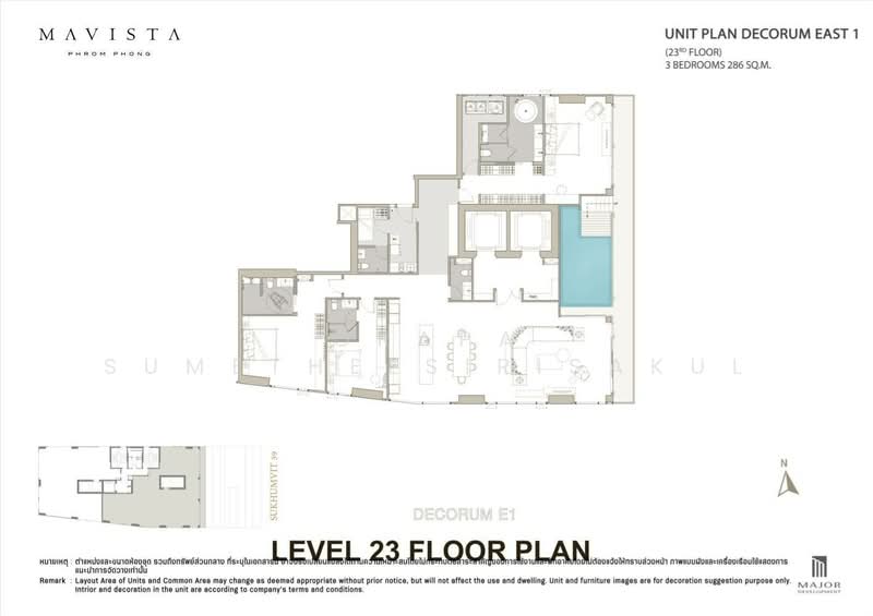 Mavista Phrom Phong, Bangkok, Khlong Tan Nua, Watthana, Bangkok, 3 Bedrooms, 286 sqm, Condo For Sale, by Orapa Sumetheesirisakul, 500151448 - DDproperty.com