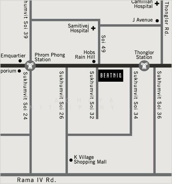 BEATNIQ Sukhumvit 32, Bangkok, Soi Sukhumvit 32, Sukhumvit Road, Khong Tan, Khlong Toei, Bangkok, 1 Bedroom, 58 sqm, Condo For Rent, by Achaya Nithipanyawong, 500151470 - DDproperty.com