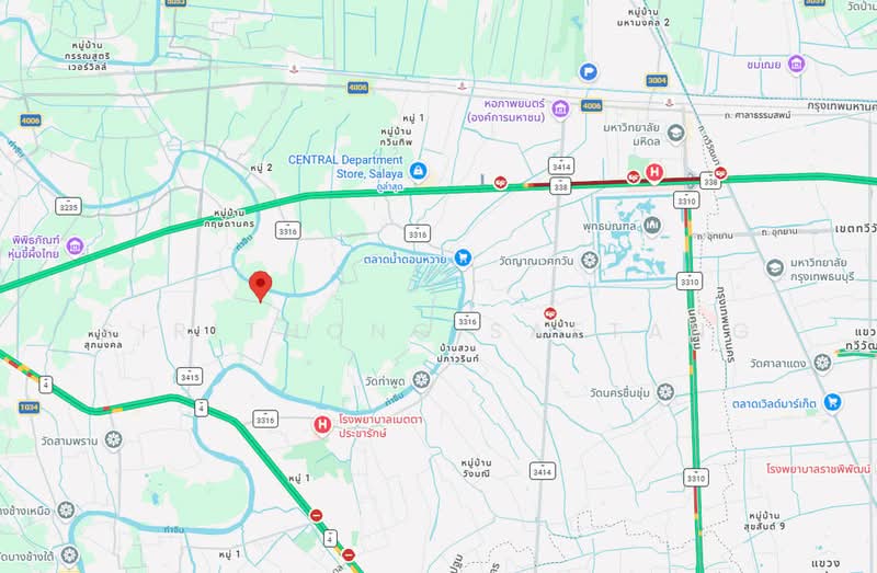ให้เช่าที่ดินศาลายา 6 ไร่ ติดแม่น้ำท่าจีน ถนนบรมราชชนนี-สาย 7 สามพราน นครปฐม ใกล้เซ็นทรัลศาลายา, นครปฐม, บรมราชชนนี-สาย 7, หอมเกร็ด, สามพราน, นครปฐม, 9,600 ตร.ม., ที่ดิน ให้เช่า, โดย Sirithong Saetang, 500151676 - DDproperty.com