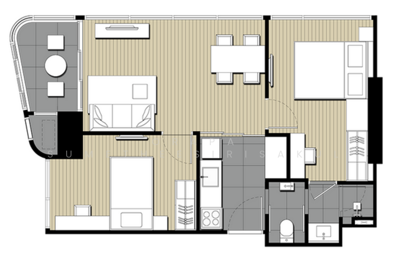 IDEO Mobi Asoke, Bangkok, New Petchaburi Road, Bang Kapi, Huai Khwang, Bangkok, 2 Bedrooms, 56 sqm, Condo For Sale, by Orapa Sumetheesirisakul, 500152481 - DDproperty.com