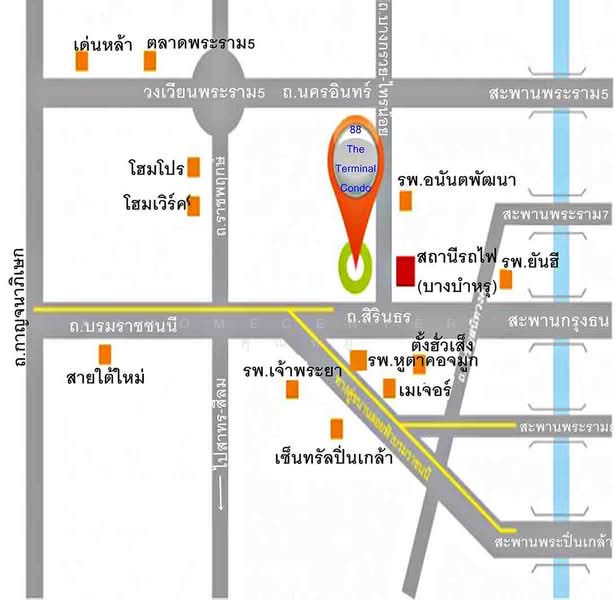 88 The Terminal, Nonthaburi, 88 Village No. 6, Thet Phrakiat Road, Wat Chalo, Bang Kruai, Nonthaburi, 1 Bedroom, 29 sqm, Condo For Sale, by AJHOMECENTER - คุณหมู, 500153177 - DDproperty.com