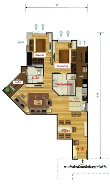 Belle Grand Rama 9, Bangkok, 131 Rama 9 Road, Huai Khwang, Huai Khwang, Bangkok, 2 Bedrooms, 89 sqm, Condo For Sale, by Nitchakarn Wanitwichakornkit , 500153532 - DDproperty.com