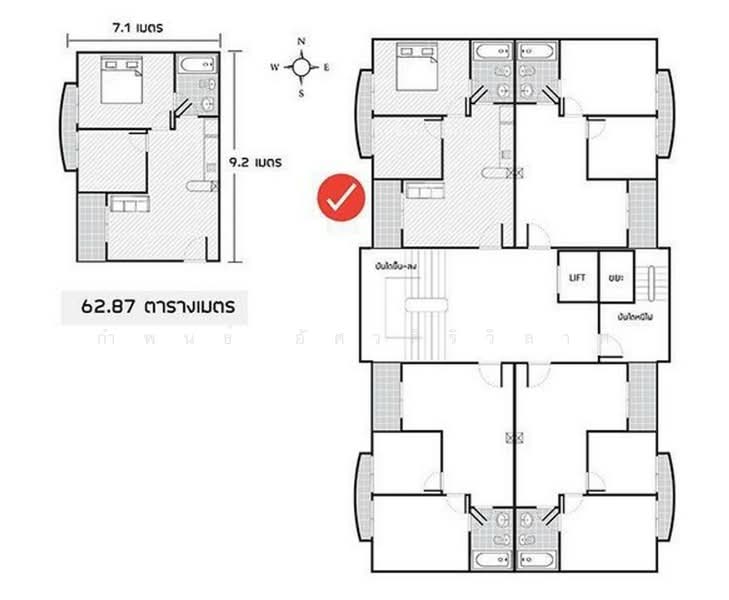 Ban Suan Sue Trong, Bangkok, Sue Trong Alley, Wang Thonglang, Wang Thonglang, Bangkok, 1 Bedroom, 62 sqm, Condo For Rent, by กำพนธ์ อัศวศิริวิลาศ, 500153962 - DDproperty.com