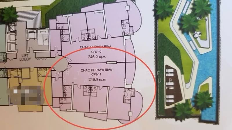 Supalai Prima Riva, Bangkok, Rama 3 Road, Chong Nonsi, Yan Nawa, Bangkok, 3 Bedrooms, 246 sqm, Condo For Rent, by Forty-Six Real Estate Group, 500154301 - DDproperty.com