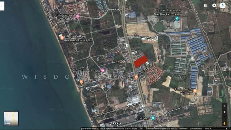 ที่ดินพัทยาติดถนนสุขุมวิท เยี้ยงโรงแรมแอมบาสเด้อ, Chon Buri (Pattaya), Na Chom Thian, Sattahip, Chon Buri (Pattaya), , 1,600 sqm, Land For Sale, by Wisdom Real Estate, 500154304 - DDproperty.com