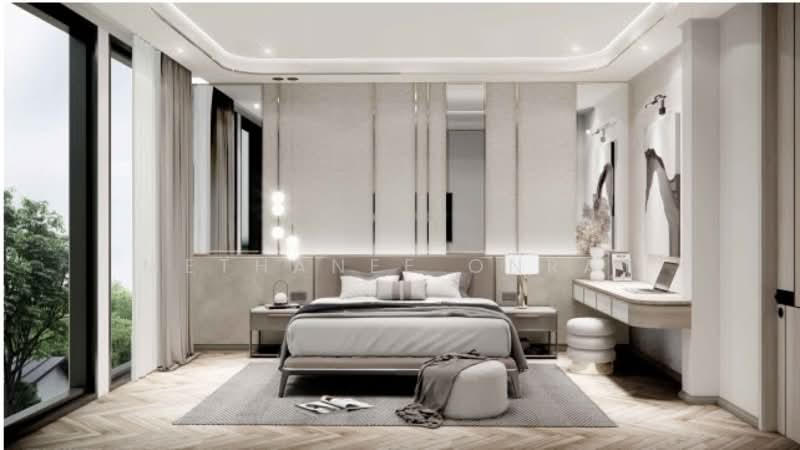 Baan Klang Krung Thonglor, Bangkok, 55 Soi Sukhumvit 55, Khlong Tan Nua, Watthana, Bangkok, 5 Bedrooms, 350 sqm, Townhouse For Rent, by Methanee Onrat, 500154363 - DDproperty.com