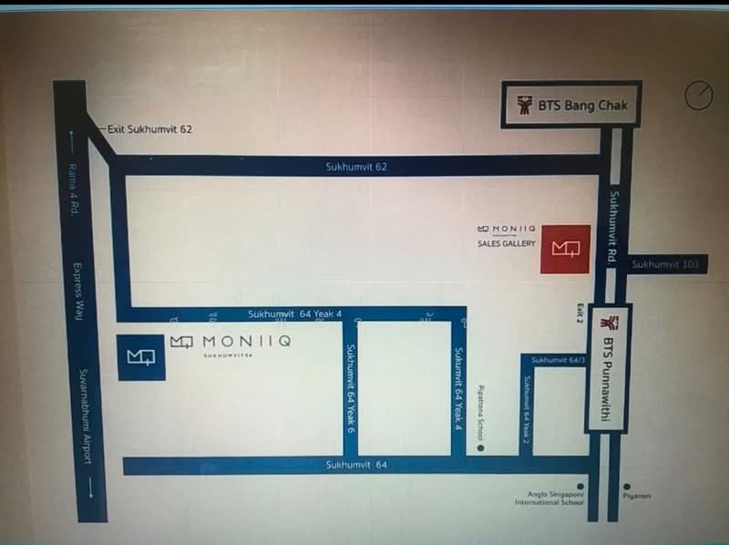 Moniiq Sukhumvit 64, Bangkok, Soi Sukhumvit 64, Bang Chak, Phra Khanong, Bangkok, 1 Bedroom, 28 sqm, Condo For Rent, by ปัณณภัสร์​ ศรี​พัชร​พัช​ร์, 500154448 - DDproperty.com