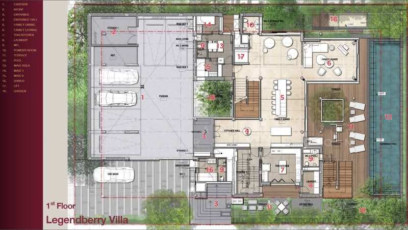 Mulberry Grove The Forestias Villas, Samut Prakan, Lumpini Mega Bangna, Bang Kaeo, Bang Plee, Samut Prakan, 6 Bedrooms, 1,724 sqm, Villa Option To Buy, by Teerawit Taechalerdpaiboon, 500154574 - DDproperty.com