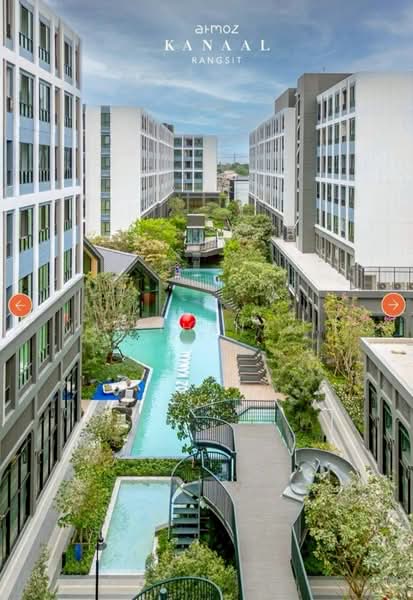 Atmoz Kanaal Rangsit : แอทโมซ คาแนล รังสิต, ปทุมธานี, Rangsit Pathum Thani Road, บางพูน, เมืองปทุมธานี, ปทุมธานี, 29 ตร.ม., คอนโด ให้เช่า, โดย Mai Thanakit, 500154686 - DDproperty.com