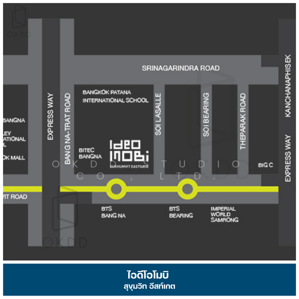 IDEO MOBI Sukhumvit Eastgate : ไอดีโอ โมบิ สุขุมวิท อีสท์เกต, กรุงเทพ, 4371 สุขุมวิท, บางนา, บางนา, กรุงเทพ, 22 ตร.ม., คอนโด ขาย, โดย OKDD STUDIO Co., Ltd., 500154736 - DDproperty.com