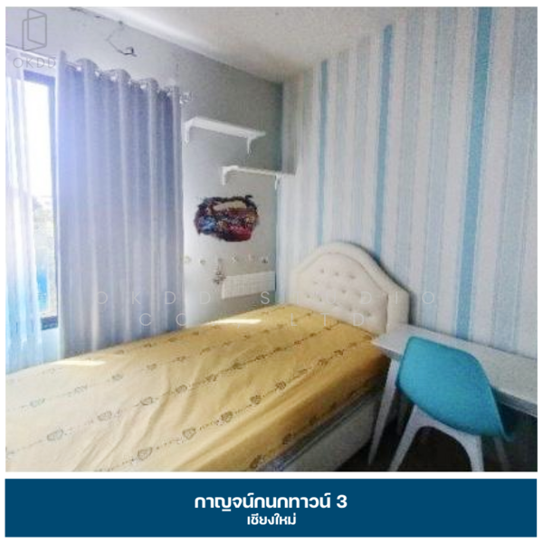 Kankanok Town 3, Chiang Mai, เลียบคลองชลประทานแม่แตงหางดง, Su Thep, Muang Chiang Mai, Chiang Mai, 3 Bedrooms, 118 sqm, Townhouse For Sale, by OKDD STUDIO Co., Ltd., 500154779 - DDproperty.com