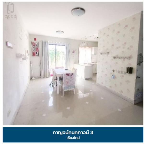 Kankanok Town 3, Chiang Mai, เลียบคลองชลประทานแม่แตงหางดง, Su Thep, Muang Chiang Mai, Chiang Mai, 3 Bedrooms, 118 sqm, Townhouse For Sale, by OKDD STUDIO Co., Ltd., 500154779 - DDproperty.com