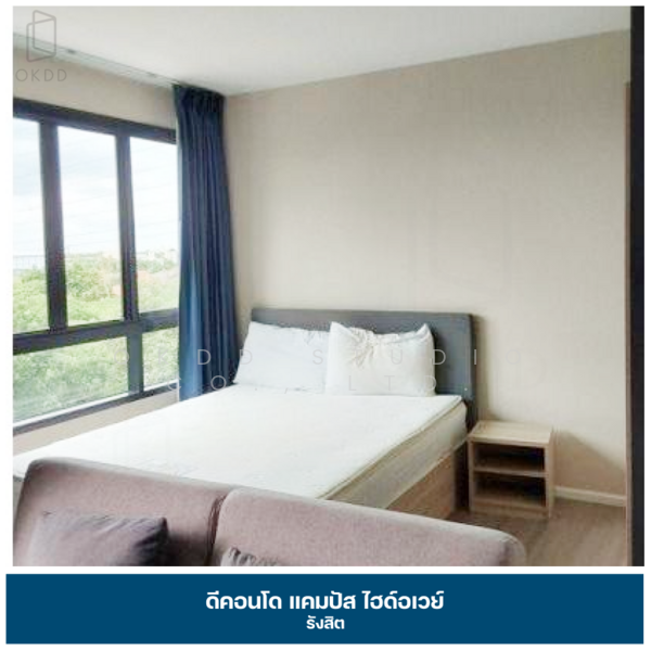 Dcondo Campus Hideaway, Pathum Thani, 345 Khlong Luang - Chiang Rak Road, Khlong Nung, Khlong Luang, Pathum Thani, 1 Bedroom, 26 sqm, Condo For Sale, by OKDD STUDIO Co., Ltd., 500154825 - DDproperty.com