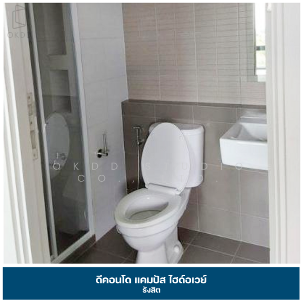 Dcondo Campus Hideaway, Pathum Thani, 345 Khlong Luang - Chiang Rak Road, Khlong Nung, Khlong Luang, Pathum Thani, 1 Bedroom, 26 sqm, Condo For Sale, by OKDD STUDIO Co., Ltd., 500154825 - DDproperty.com