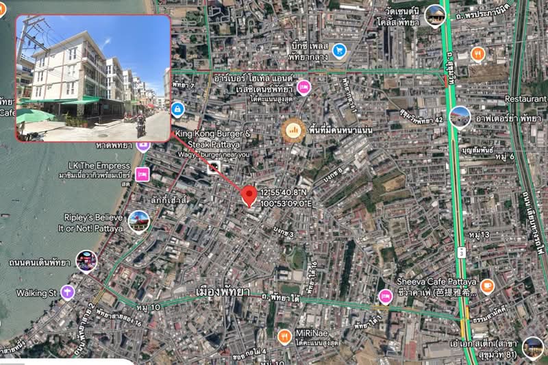 อาคารพาณิชย์ 2 คูหา, Chon Buri (Pattaya), Bang Lamung, Bang Lamung (Pattaya), Chon Buri (Pattaya), , 600 sqm, Shophouse For Sale, by ภคภพ แก้วเกตุ, 500154927 - DDproperty.com