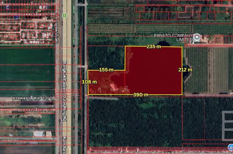 ขายที่ดินติดเลียบกาญจนาภิเษก คลอง 5 (ถนนรอง) ใกล้อิเกียปทุมและถนนคลองหลวง เหมาะซื้อลงทุน!, Pathum Thani, Khlong Ha, Khlong Luang, Pathum Thani, , 63,728 sqm, Land For Sale, by คุณพี, 500155087 - DDproperty.com