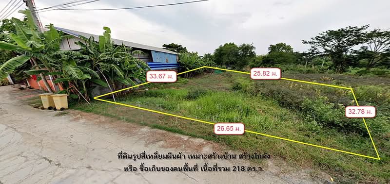 ให้เช่า - ให้เช่า ที่ดิน 218 ตร.ว. บางกรวย–ไทรน้อย | นนทบุรี เดือนละ 1,000 บาท, นนทบุรี