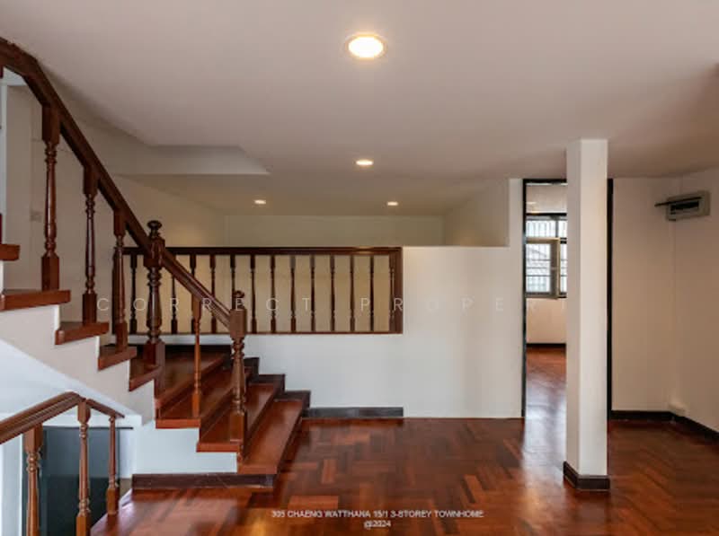 ทาวน์โฮม 3 ชั้น หลังริม ใกล้สถานีรถไฟฟ้า MRT สายสีชมพูเพียง 160 ม. เป็นโฮมออฟฟิศได้, Bangkok, Thung Song Hong, Lak Si, Bangkok, 3 Bedrooms, 183 sqm, Townhouse For Rent, by Correct Property, 500155386 - DDproperty.com