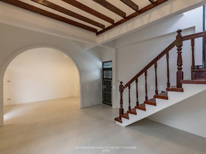 ทาวน์โฮม 3 ชั้น หลังริม ใกล้สถานีรถไฟฟ้า MRT สายสีชมพูเพียง 160 ม. เป็นโฮมออฟฟิศได้, Bangkok, Thung Song Hong, Lak Si, Bangkok, 3 Bedrooms, 183 sqm, Townhouse For Rent, by Correct Property, 500155386 - DDproperty.com