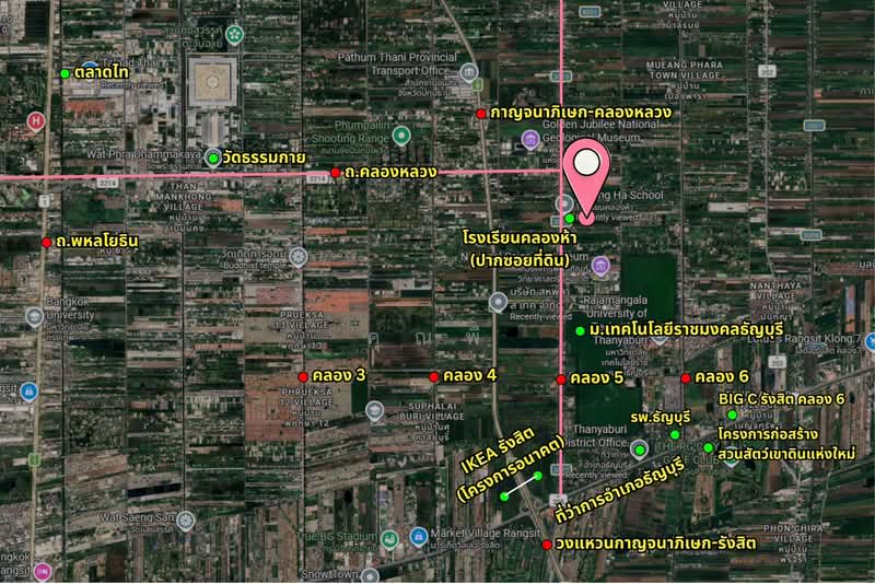 โคตรถูก ราคานี้จับต้องง่าย! ขายที่ดินรังสิตคลอง 5 (ซอยคลอง 5 ตะวันออก 4), Pathum Thani, Khlong Ha, Khlong Luang, Pathum Thani, , 5,388 sqm, Land For Sale, by คุณพี, 500155516 - DDproperty.com