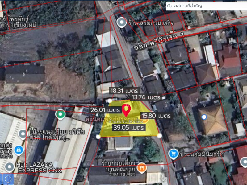 ขาย ที่ดิน ใกล้บิ๊กซีดอนจั่น 1 งาน 80 ตร.ว. (ID:273LS), เชียงใหม่, ช้างเผือก, เมืองเชียงใหม่, เชียงใหม่, 720 ตร.ม., ที่ดิน ขาย, โดย อรกัญญา สายวังกิจ, 500155550 - DDproperty.com