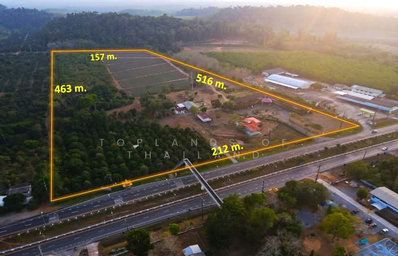 ขาย - ขาย ที่ดิน รีสอร์ทและสวน ทางไปเกาะช้าง จ.ตราด เนื้อที่ 56 ไร่ 47 ตารางวา เหมาะทำการค้า ติดถนนใหญ่, ตราด