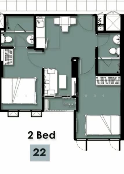 Metro Sky Bang Son Interchange (Prachachuen), Bangkok, 769 Pracha Chuen Road, Wong Sawang, Bang Sue, Bangkok, 2 Bedrooms, 44 sqm, Condo For Sale, by ธนพล โพธิ์ทอง, 500156515 - DDproperty.com