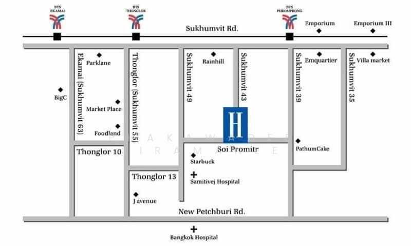 H Sukhumvit 43 : เอช สุขุมวิท 43, กรุงเทพ, 28 Sukhumvit 34 Road, คลองตันเหนือ, วัฒนา, กรุงเทพ, 43 ตร.ม., คอนโด ให้เช่า, โดย Phakawadee Jiramanee, 500157129 - DDproperty.com