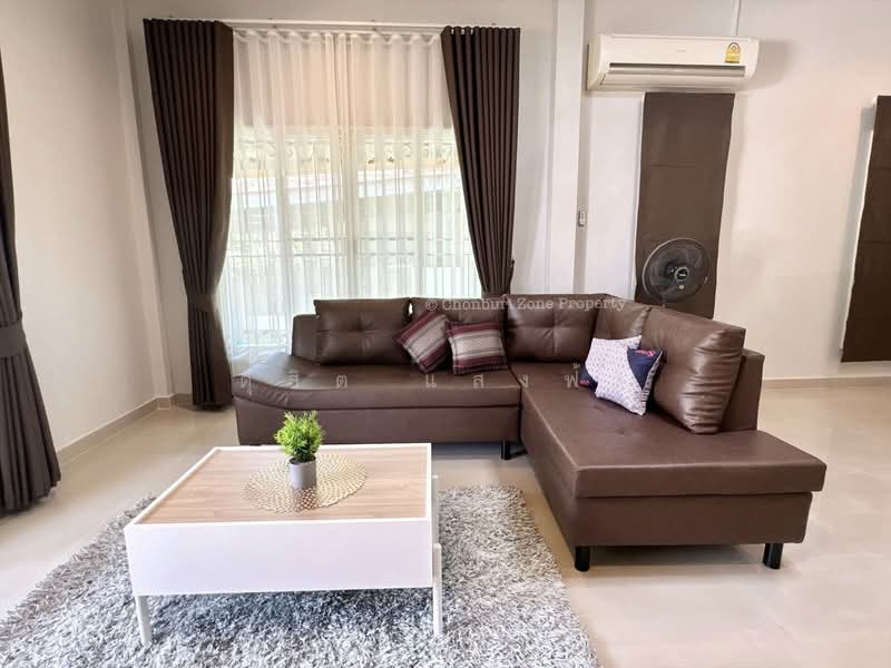 ให้เช่าบ้านเดี่ยว ม.ฟอเรสต้า 5 สวนเสือ ศรีราชา, Chon Buri (Pattaya), Surasak, Si Racha, Chon Buri (Pattaya), 3 Bedrooms, 150 sqm, Single Detached House For Rent, by Dusit Saengfa, 500157715 - DDproperty.com