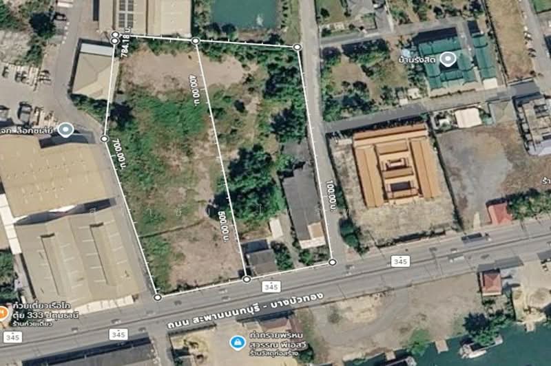 ถนนสะพานนนทบุรี-บางบัวทอง ตำบลบ้านใหม่ อำเภอเมืองปทุมธานี ปทุมธานี 12000, ปทุมธานี, สะพานนนทบุรี-บางบัวทอง, บ้านใหม่, เมืองปทุมธานี, ปทุมธานี, 19,268 ตร.ม., ที่ดิน ขาย, โดย สง่าชัย ไทรทองคำ, 500158002 - DDproperty.com