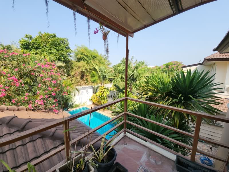 For Sale - ขายบ้านเดี่ยว บ้านโป่ง ราชบุรี 100 ตร.วา มีสระว่ายน้ำ 6×8 ม. ใกล้โรงเรียน 450 ม., Ratchaburi