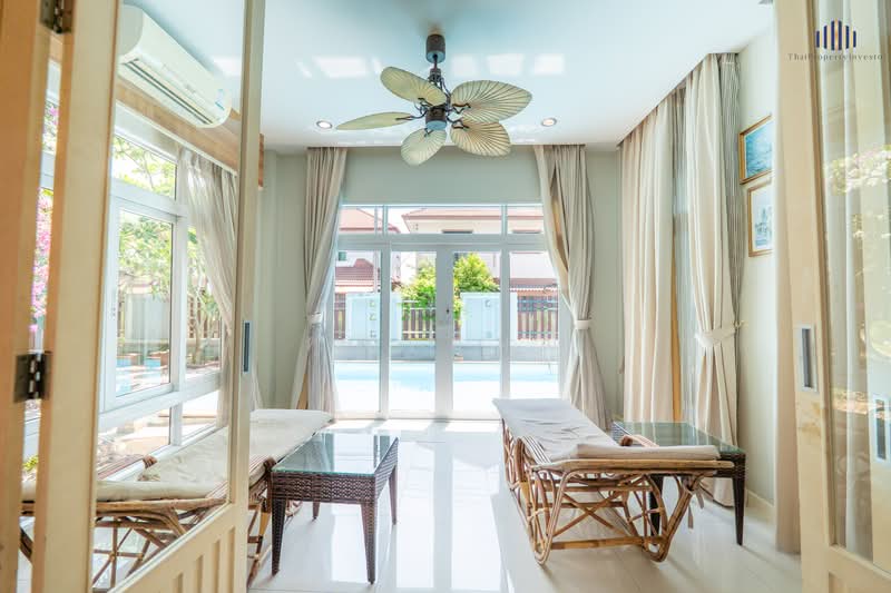 For Sale - ขายบ้านเดี่ยว บ้านโป่ง ราชบุรี 100 ตร.วา มีสระว่ายน้ำ 6×8 ม. ใกล้โรงเรียน 450 ม., Ratchaburi