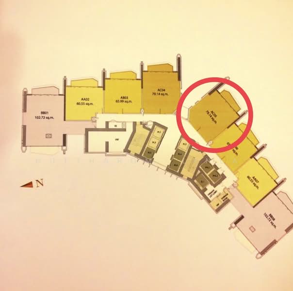 Magnolias Waterfront Residences, Bangkok, 259 Charoen Nakhon Road, Khlong Ton Sai, Khlong San, Bangkok, 1 Bedroom, 79 sqm, Condo For Sale, by Nuttharom  Linla , 500158232 - DDproperty.com