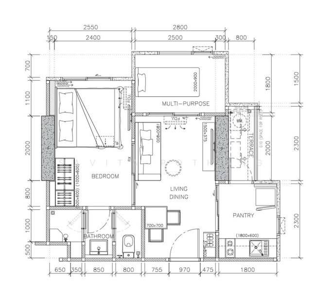 Niche Mono Ramkhamhaeng, Bangkok, Soi Ramkhamhaeg 36, Hua Mak, Bang Kapi, Bangkok, 1 Bedroom, 37 sqm, Condo For Sale, by Savita Pothong, 500158695 - DDproperty.com