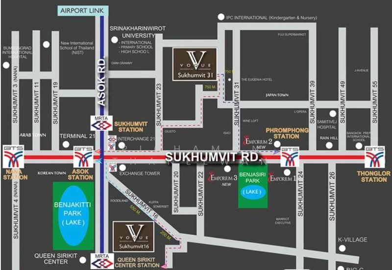 Voque Sukhumvit 31 : โว้ค สุขุมวิท 31, กรุงเทพ, 69 ถนนสุขุมวิท 31, คลองเตยเหนือ, วัฒนา, กรุงเทพ, 49 ตร.ม., คอนโด ขาย, โดย Pichamon Thaneewan, 500158877 - DDproperty.com