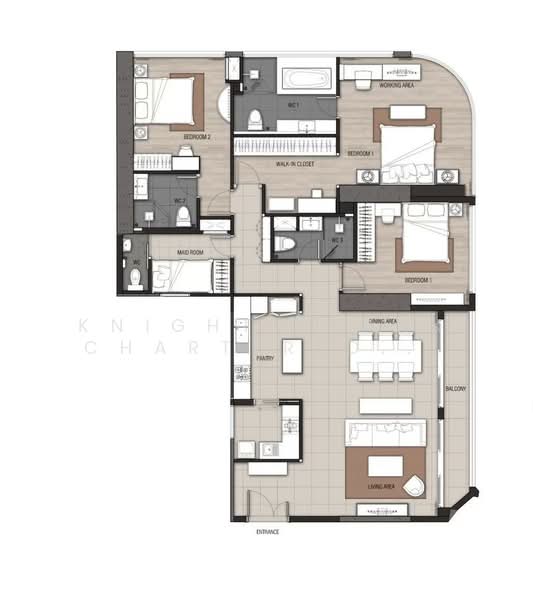 Menam Residences : แม่น้ำ เรสซิเดนท์, กรุงเทพ, 2088 ถนนเจริญกรุง, วัดพระยาไกร, บางคอแหลม, กรุงเทพ, 160 ตร.ม., คอนโด ขาย, โดย Knight Frank Chartered (Thailand) Co.,Ltd, 500159068 - DDproperty.com
