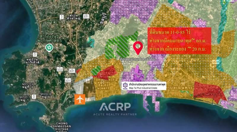 Land for Sale on Chaklukya Road, Rayong, Rayong, Huai Pong, Muang Rayong, Rayong, , 17,940 sqm, Land For Sale, by Acute Realty Partner Co.,Ltd., 500159244 - DDproperty.com