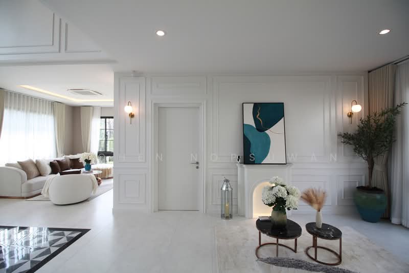 For rent: 2-story detached house in a gated community, located on Bangna-Trat Road. 102 sq.wa.,, Samut Prakan, Bangphli Yai, Bang Plee, Samut Prakan, 5 Bedrooms, 377 sqm, Single Detached House For Rent, by Rachen Nopsuwan, 500159281 - DDproperty.com