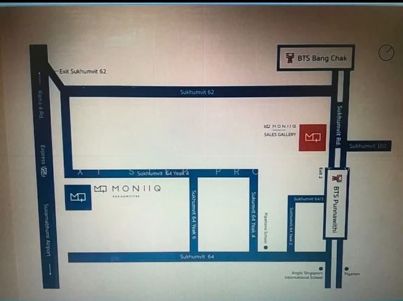 Moniiq Sukhumvit 64, Bangkok, Soi Sukhumvit 64, Bang Chak, Phra Khanong, Bangkok, 1 Bedroom, 28 sqm, Condo For Rent, by Next Step Property, 500159922 - DDproperty.com