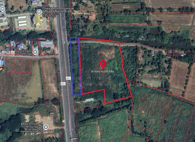 ที่ดินจังหวัดชัยภูมิ ใกล้สี่แยกโรงต้มกลั่นสุรา ถนน ชัยภูมิ - ภูเขียว, Chaiyaphum, ชัยภูมิ-ภูเขียว, Phon Thong, Muang Chaiyaphum, Chaiyaphum, , 27,940 sqm, Land For Rent, by บารมี เรืองกาญจนเศรษฐ์ , 500159923 - DDproperty.com