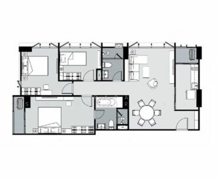 Supalai Premier Samsen-Ratchawat, Bangkok, 1089 Thanon Nakhon Chaisi Rd, Tanon Nakorn Chaisri, Dusit, Bangkok, 3 Bedrooms, 93 sqm, Condo For Sale, by Orapa Sumetheesirisakul, 500160128 - DDproperty.com