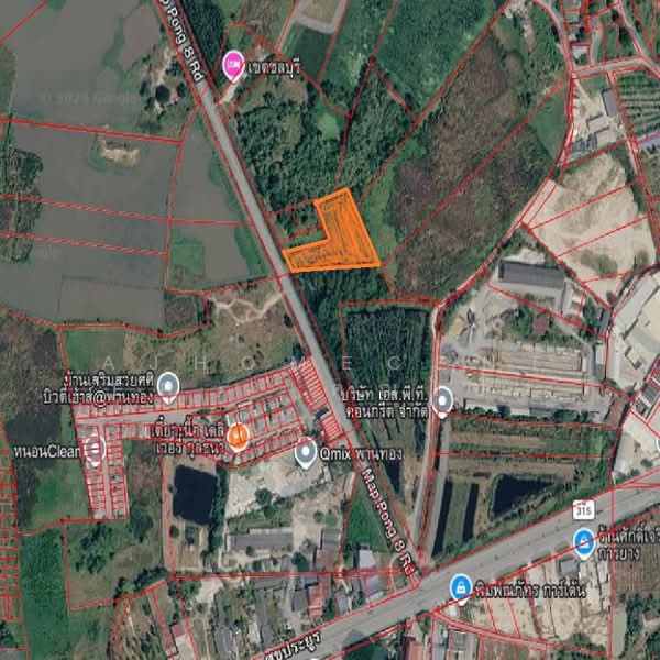 For Sale - ที่ดิน2-3-96ไร่ ถมแล้ว ถ.มาบโป่ง8 อ.พานทอง, Chon Buri (Pattaya)