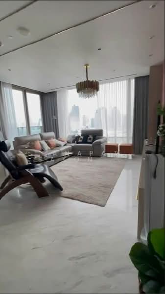 Four Seasons Private Residences, Bangkok, 300 Charoen Krung Road, Yan Nawa, Sathon, Bangkok, 2 Bedrooms, 115 sqm, Condo For Rent, by Tanapat Sakonsontised, 500161072 - DDproperty.com