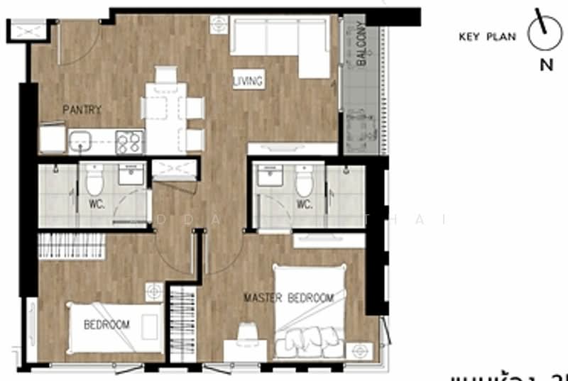 The Tree Sukhumvit 71-Ekamai, Bangkok, 1269 Sukhumvit 71 Road, Suan Luang, Suan Luang, Bangkok, 2 Bedrooms, 56 sqm, Condo For Sale, by Ladda Suebthai, 500161189 - DDproperty.com