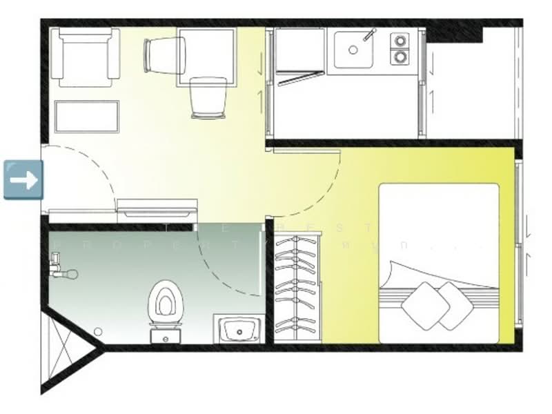 Budget Condo Tiwanon, Nonthaburi, Tiwanon 3, Talat Kwan, Muang Nonthaburi, Nonthaburi, 1 Bedroom, 25 sqm, Condo For Sale, by The Best Property  หนูกรานต์, 500161430 - DDproperty.com