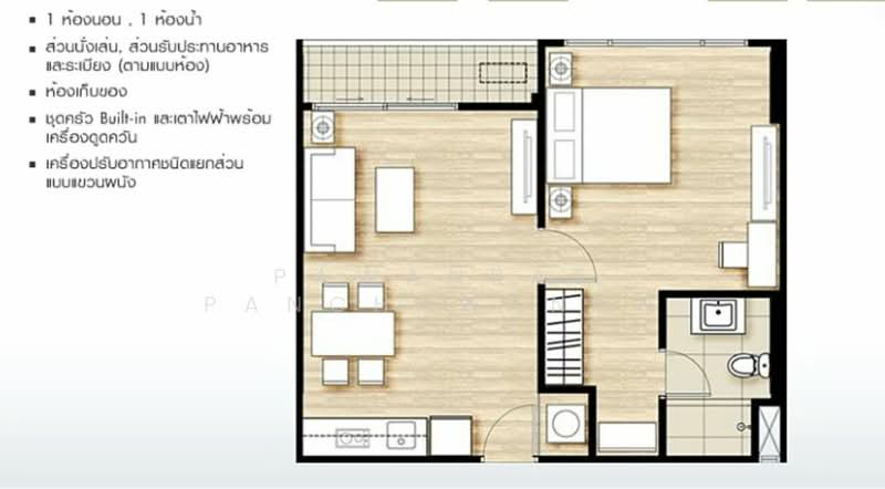 Hive Sathorn : ไฮฟ์ สาทร, กรุงเทพ, ถนนกรุงธนบุรี, คลองต้นไทร, คลองสาน, กรุงเทพ, 50 ตร.ม., คอนโด ให้เช่า, โดย Pawanrat Panchawanon, 500162335 - DDproperty.com